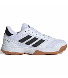 Zapatillas indoor Adidas Ligra 8 K junior con suela de agarre y tejido transpirable para pista