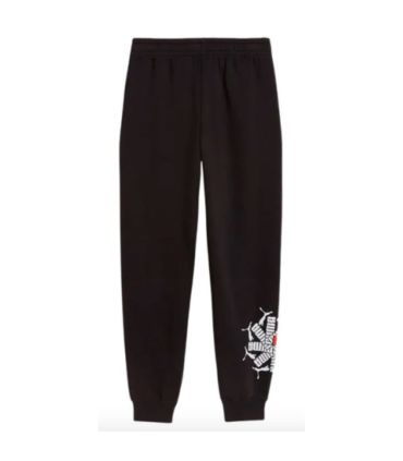 Puma Pantalón Ess Logo Lab Brand Negro Niño | Jogger print