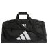 Bolsa de entrenamiento Adidas Defender mediana negra con compartimento para calzado