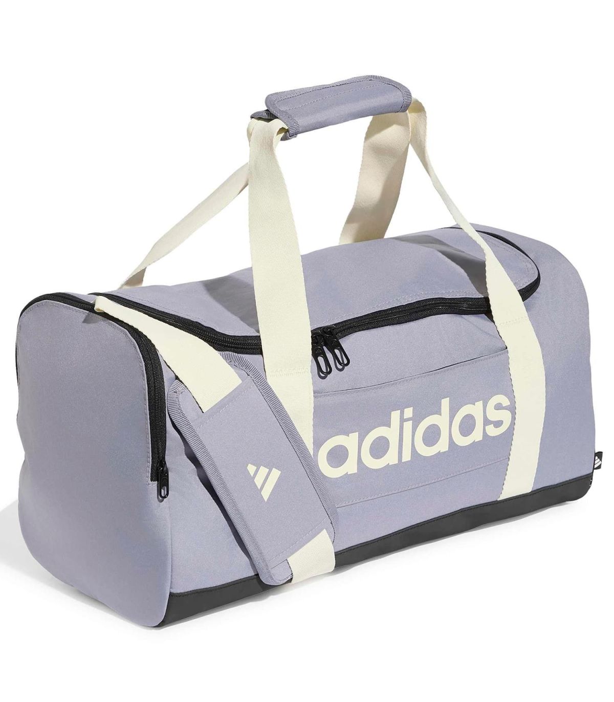 Adidas Bolsa de Deporte Pequeña Linear Morado | almohadilla