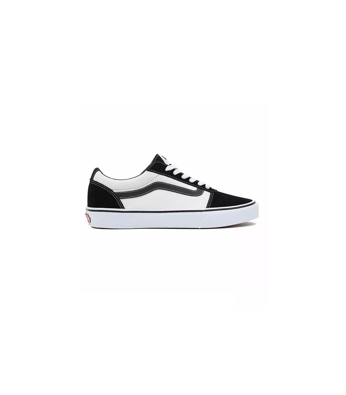 Zapatillas Vans Ward Retro en color azul con suela waffle antideslizante para skate urbano