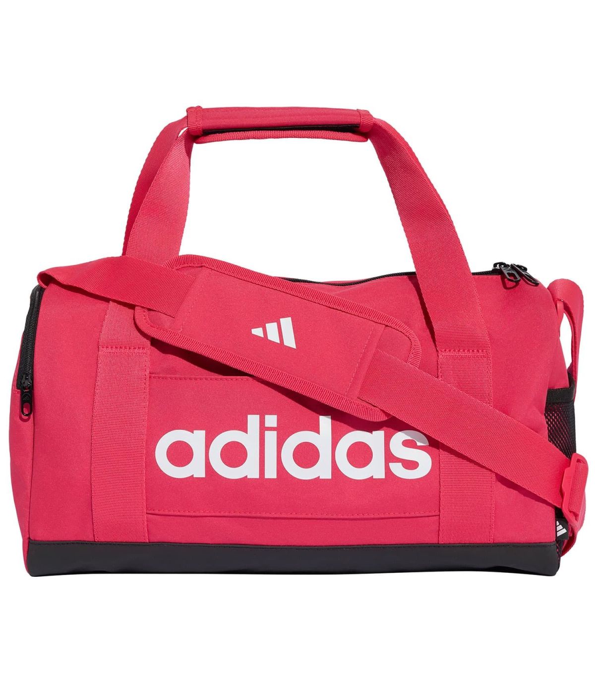 Bolsa de deporte compacta Adidas Linear XS rosa para gimnasio y entrenamiento