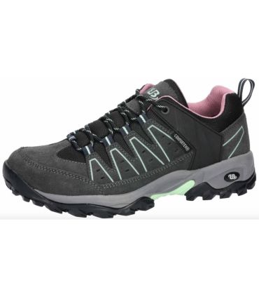 Zapatillas trekking impermeables Bruetting Mount Pinos Low Charcoal para mujer