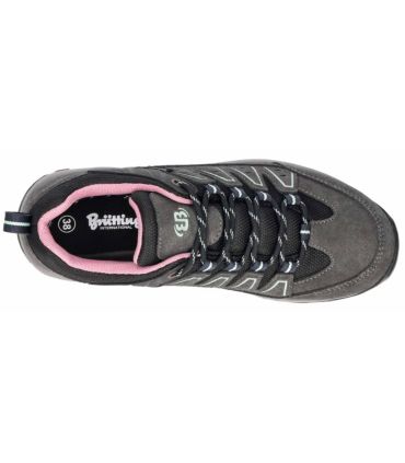 Bruetting Mount Pinos Low Charcoal Mujer | Corte en serraje