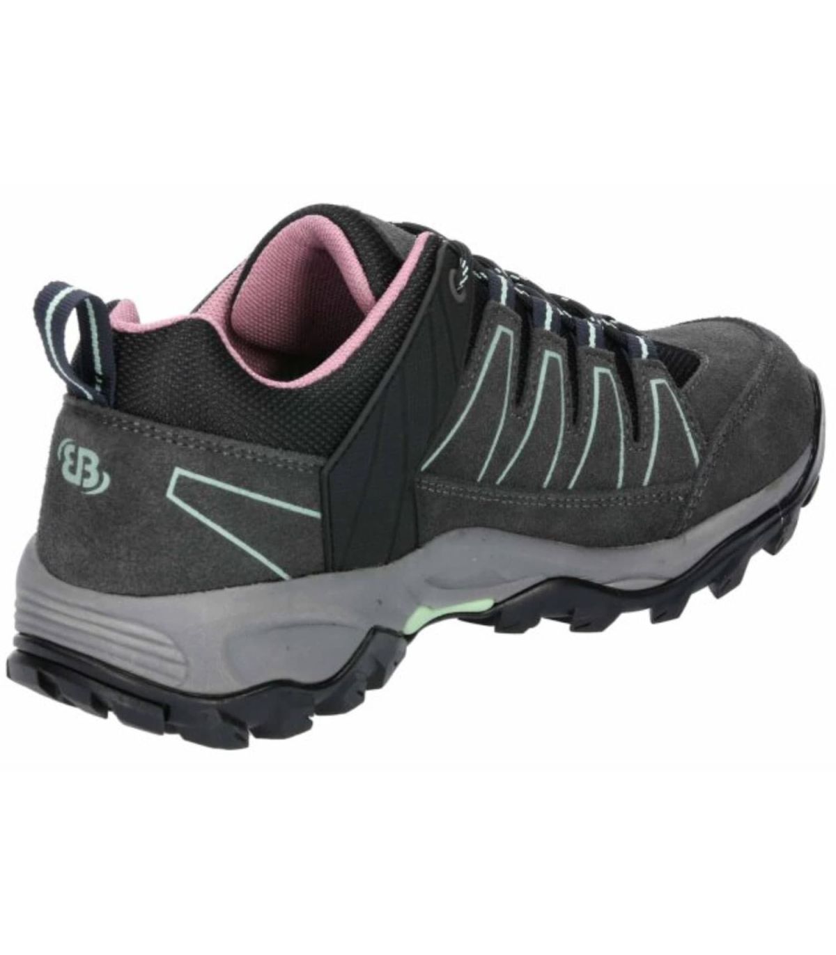 Bruetting Mount Pinos Low Charcoal Mujer | Corte en serraje