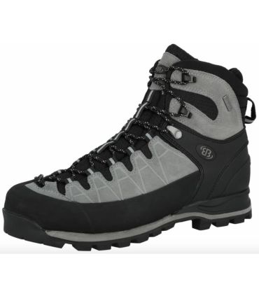 Bota de montaña Brütting Mount Tasman gris de hombre con suela Vibram y membrana impermeable Comfortex