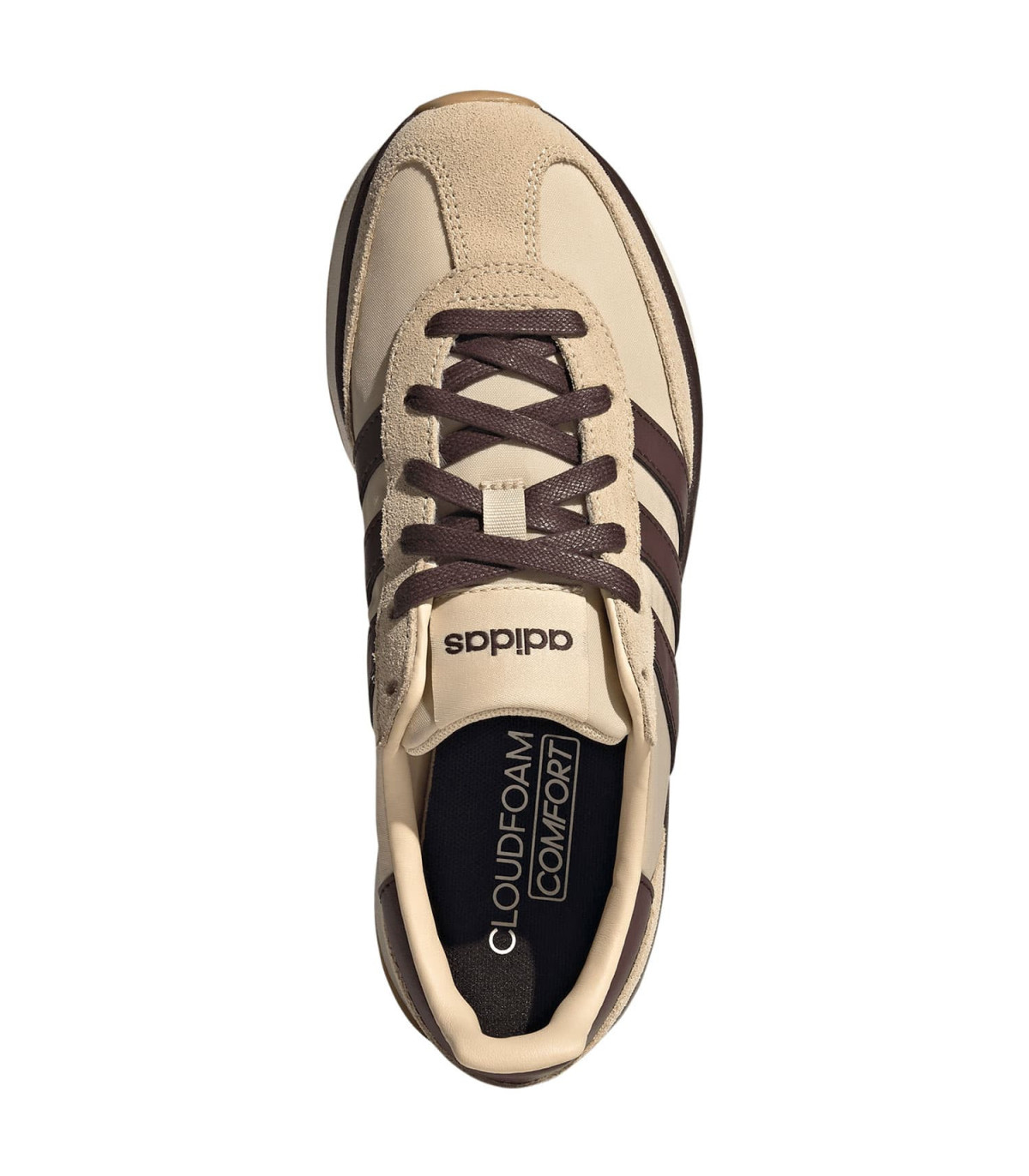 Adidas Run 70s 2.0 26 | perfil setentero y bandas café