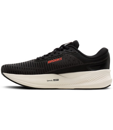 Brooks Zapatillas Revel Max Negro | Entresuela crema y 278g