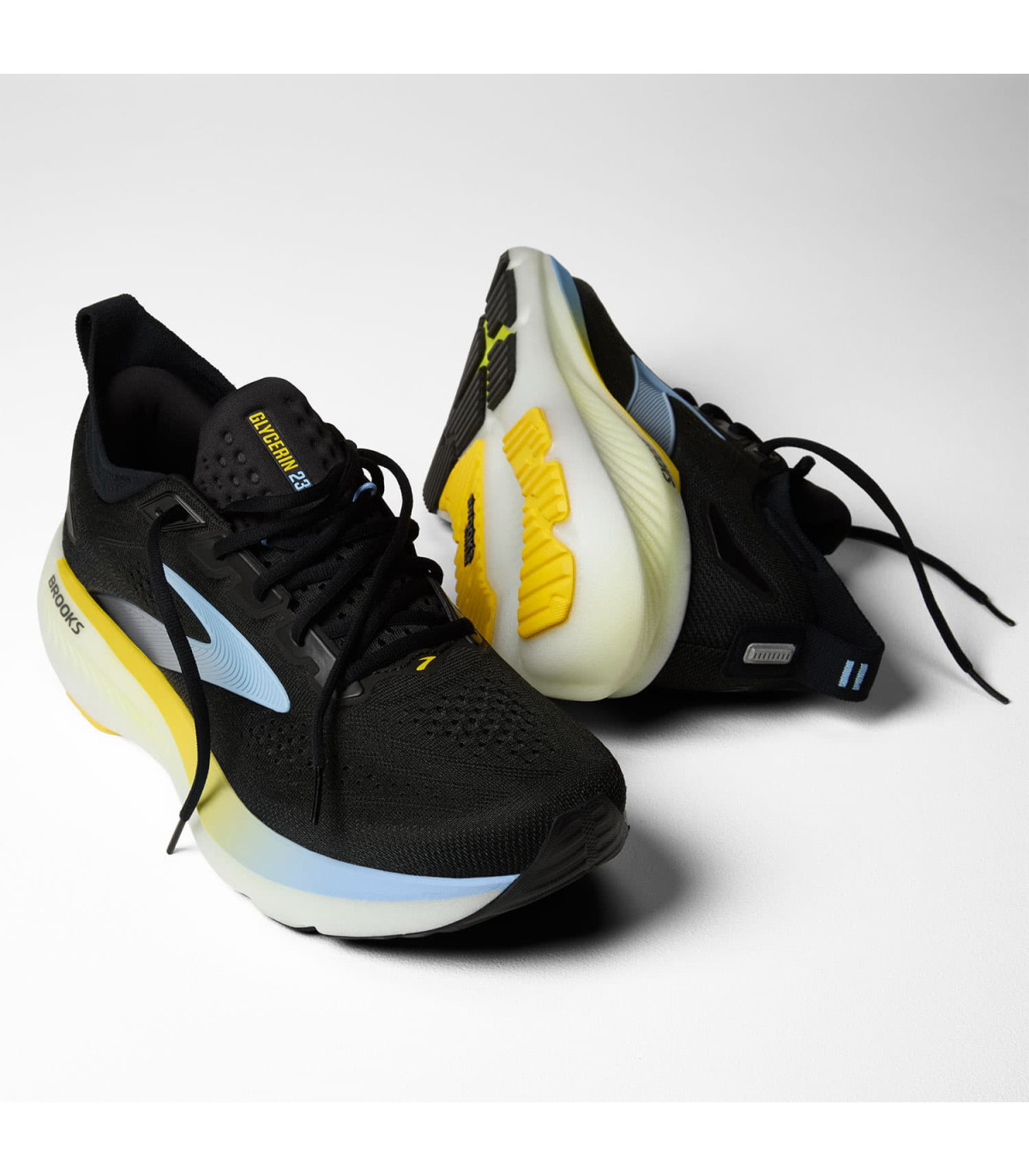 Brooks Zapatillas Glycerin 23 Negro | Nitrógeno infusionado