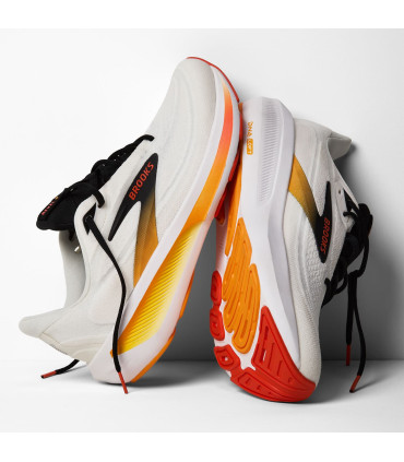 Brooks Zapatillas Revel 9 | Cuña estriada naranja 269g