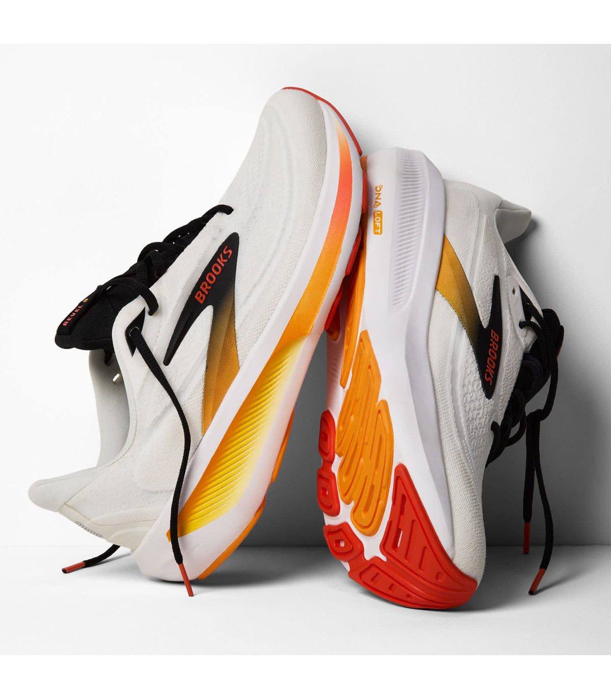 Brooks Zapatillas Revel 9 | Cuña estriada naranja 269g