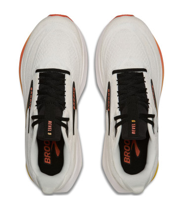 Brooks Zapatillas Revel 9 | Cuña estriada naranja 269g