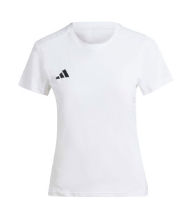 Camiseta técnica de running Adidas Adizero para mujer en tejido transpirable