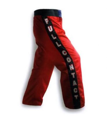 Pantalones Boxeo - Thai - Fullcontact - Pantalon Fullcontact rojo Boxeo
