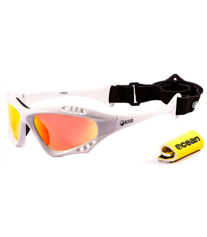 Gafas de sol Running - Ocean Australia Shiny White / Revo blanco Running
