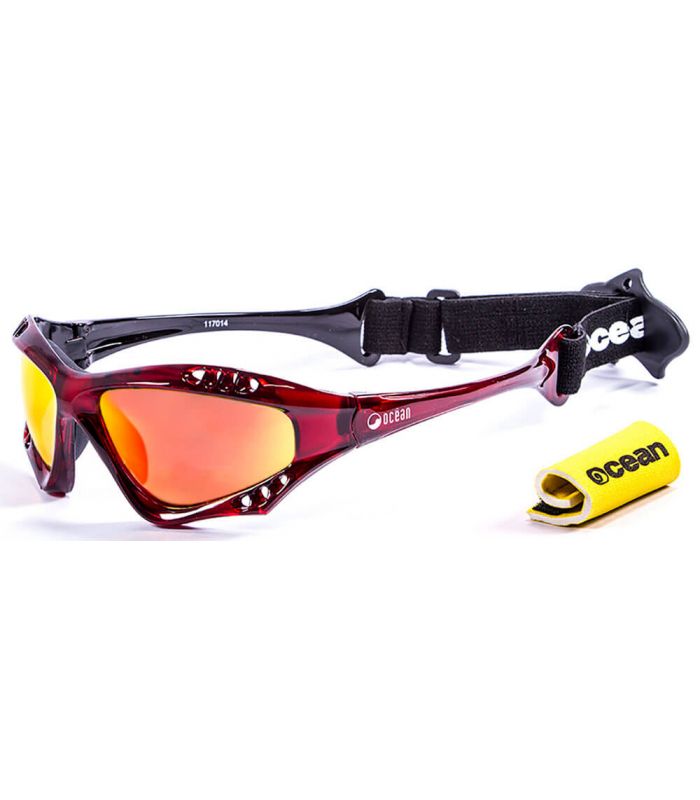 Ocean Australia Shiny Red / Revo - Sunglasses Sport