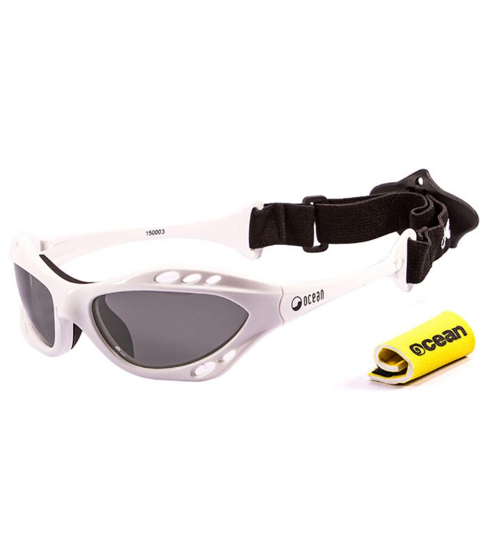 Ocean Cumbuco Shiny White / Smoke - ➤ Sunglasses for Sport