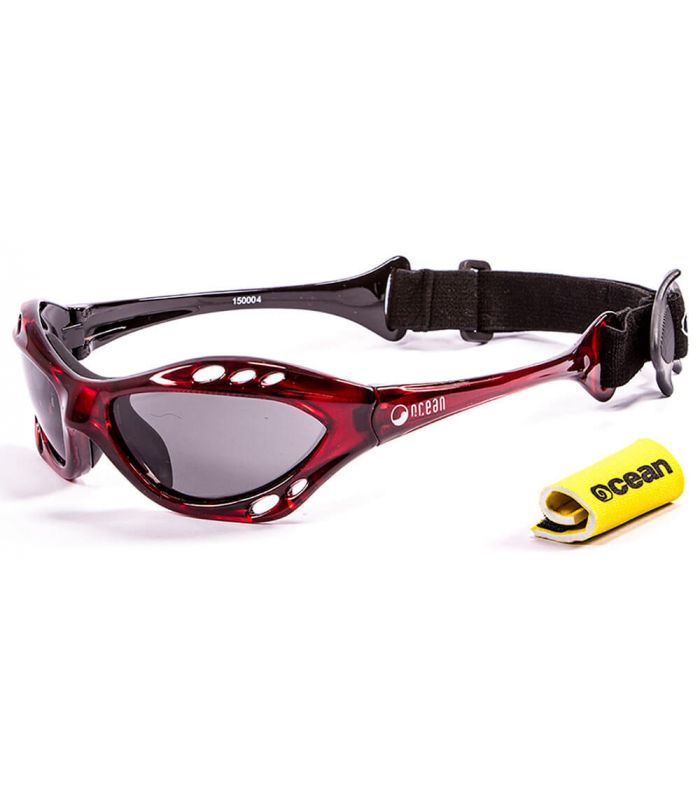 Ocean Cumbuco Shiny Red / Smoke - ➤ Sunglasses for Sport