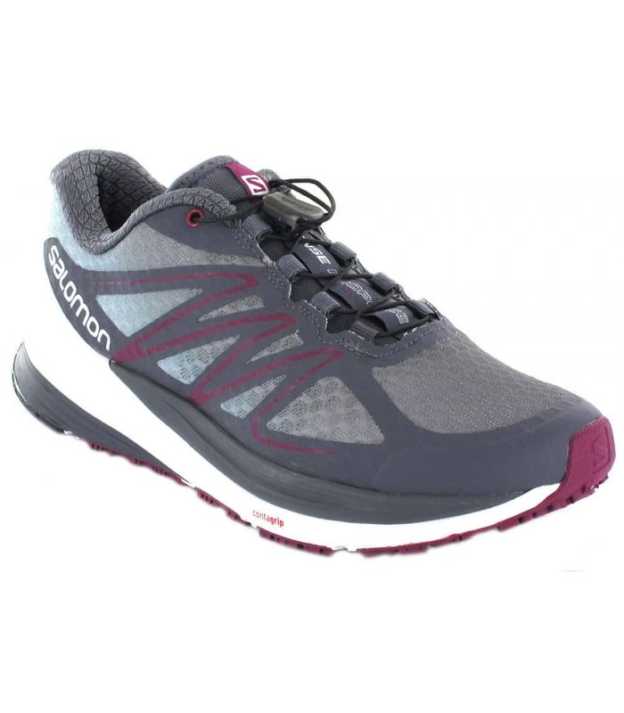 Valiente Betsy Trotwood unos pocos Salomon Sense Propulse W - Zapatillas Trail Running Mujer gris l